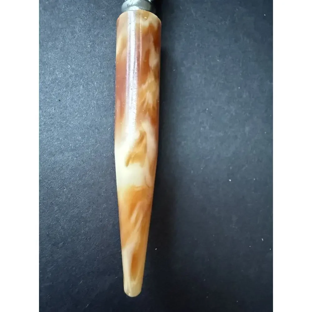 Vintage Bakelite Cheese Knife Bottle Opener Stainless Steel Charcuterie MCM